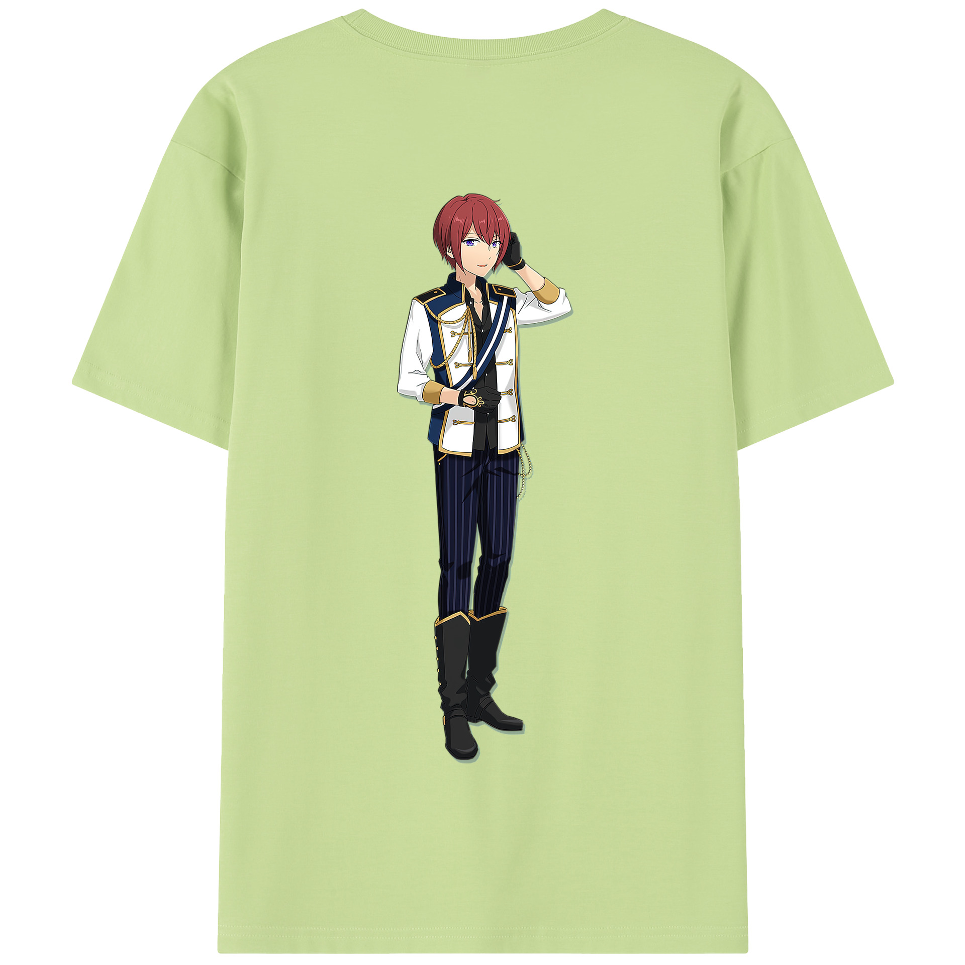 （画像用） あんさんぶるスターズ! Ensemble Stars 綿100％半袖Tシャツ（背面プリント）